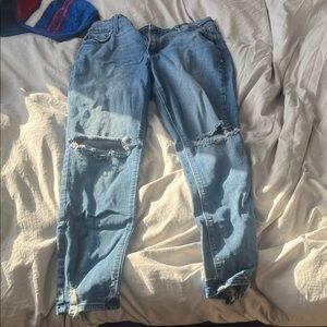 Old Navy Light Blue High-Rise Jeans